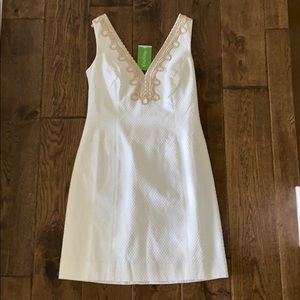 Lilly Pulitzer White Bentley Shift Dress